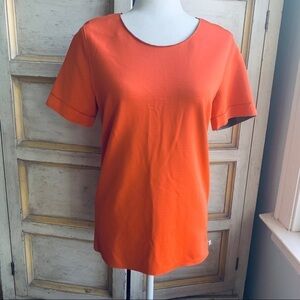 REED KRAKOFF Orange Scuba Short Sleeve T-Shirt